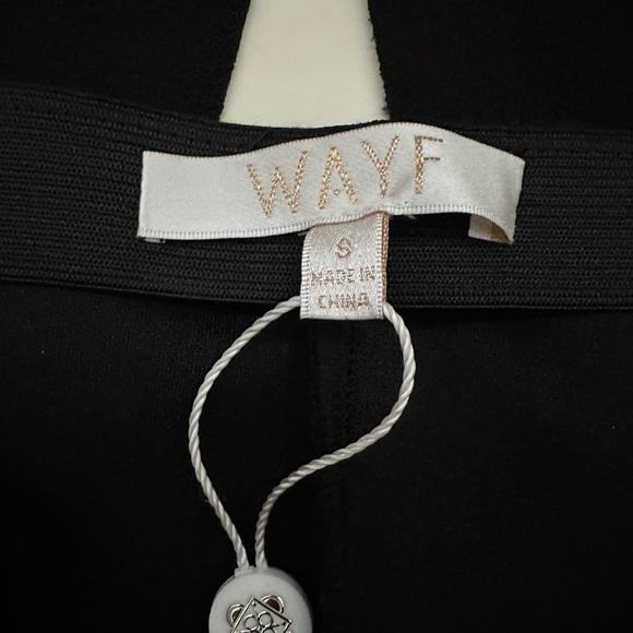 WAYF Slit Flare Leg Dress Pants - Black - Size Small - NWOT - Picture 4 of 12